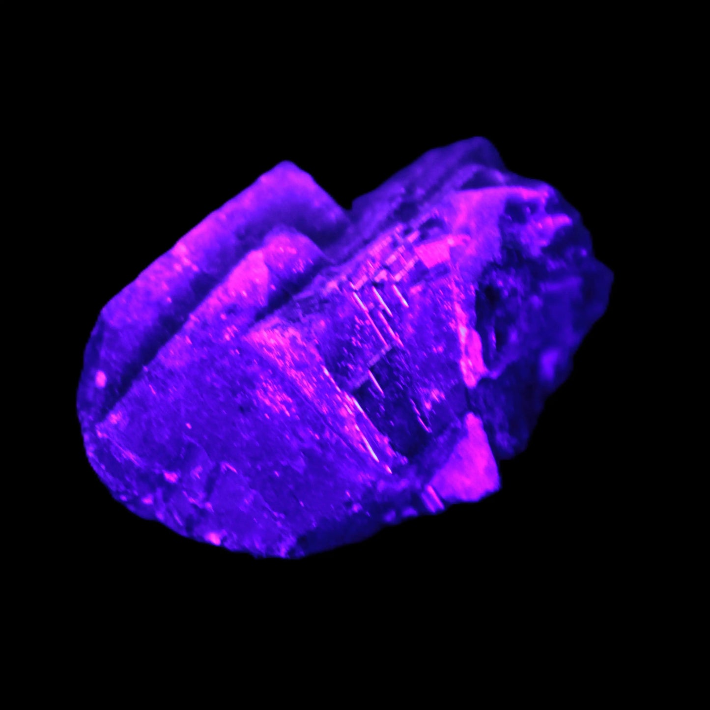 Black Rose UV-reactive Fluorite specimen 18.8g Rocks and Things Store