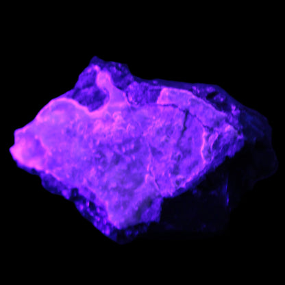 Black Rose UV-reactive Fluorite specimen 18.8g Rocks and Things Store