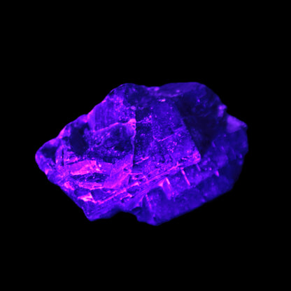 Black Rose UV-reactive Fluorite specimen 18.8g Rocks and Things Store