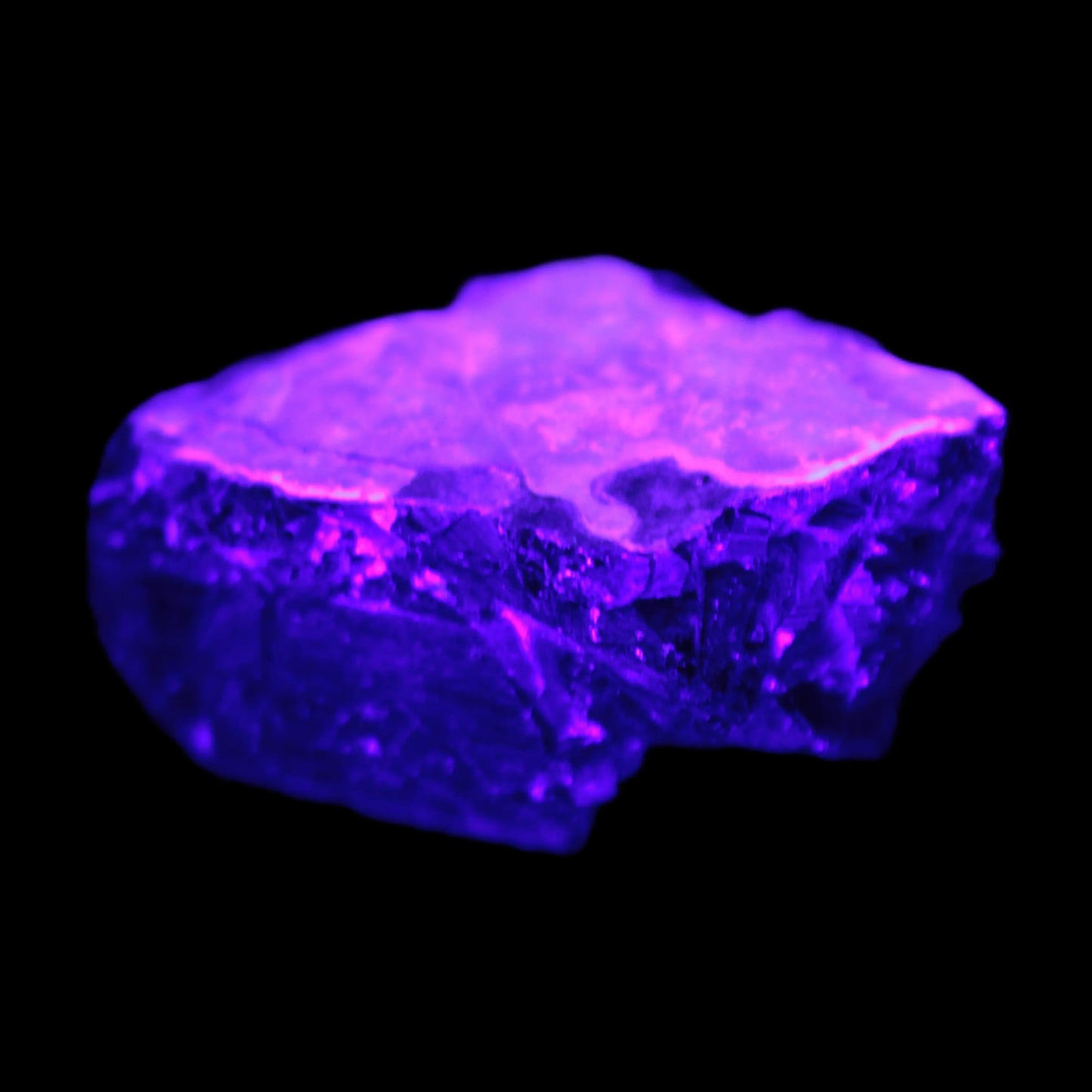 Black Rose UV-reactive Fluorite specimen 18.8g Rocks and Things Store