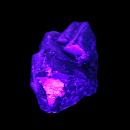 Black Rose UV-reactive Fluorite specimen 18.8g Rocks and Things Store