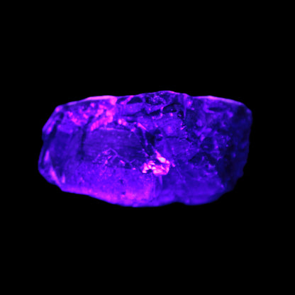 Black Rose UV-reactive Fluorite specimen 18.8g Rocks and Things Store