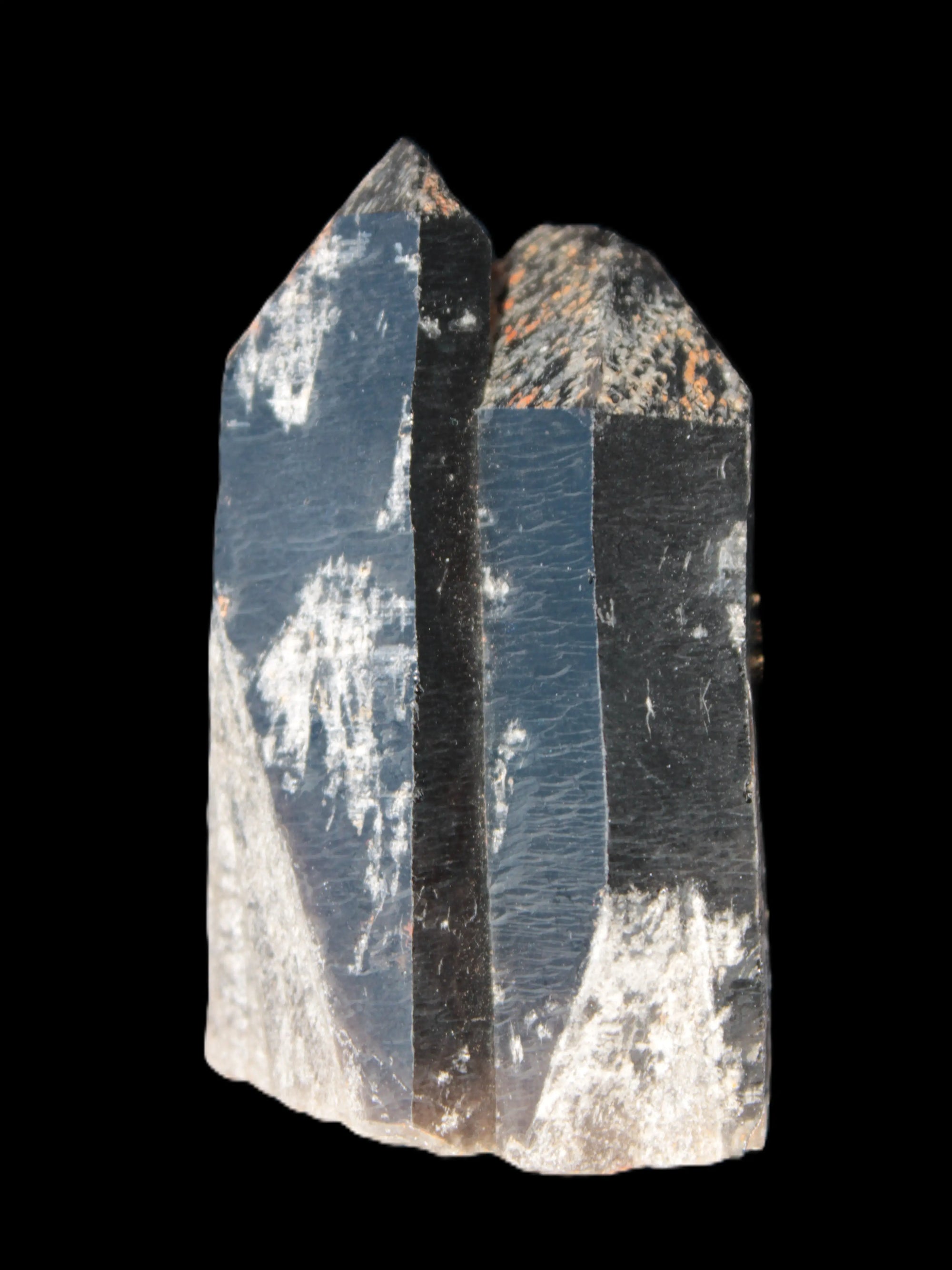 Black Smoky Quartz crystal cluster 213g Rocks and Things