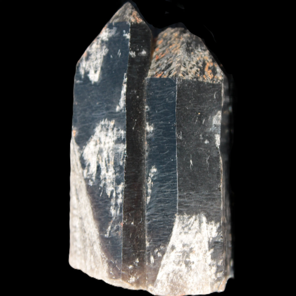 Black Smoky Quartz crystal cluster 213g Rocks and Things