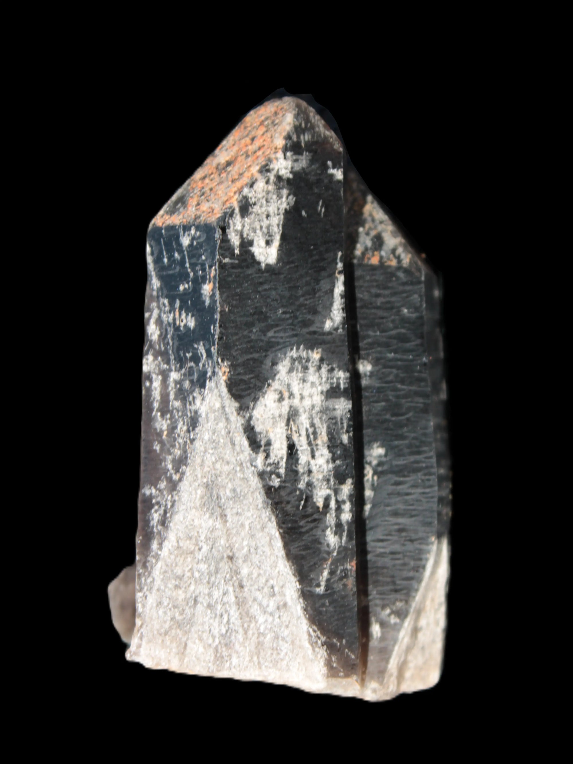 Black Smoky Quartz crystal cluster 213g Rocks and Things