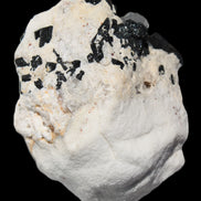 Black Tourmaline cluster in Calcite matrix 78*36*68mm 254g Rocks and Things Store