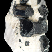 Black Tourmaline cluster in Calcite matrix 78*36*68mm 254g Rocks and Things Store