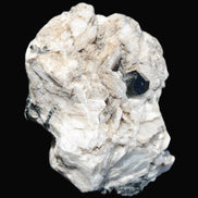 Black Tourmaline pyramidal terminated crystal in Mica Feldspar matrix from Skardu, Pakistan 144.7g Rocks and Things