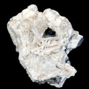 Black Tourmaline pyramidal terminated crystal in Mica Feldspar matrix from Skardu, Pakistan 144.7g Rocks and Things