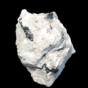 Black Tourmaline pyramidal terminated crystal in Mica Feldspar matrix from Skardu, Pakistan 144.7g Rocks and Things