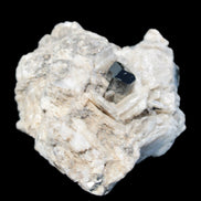 Black Tourmaline pyramidal terminated crystal in Mica Feldspar matrix from Skardu, Pakistan 144.7g Rocks and Things