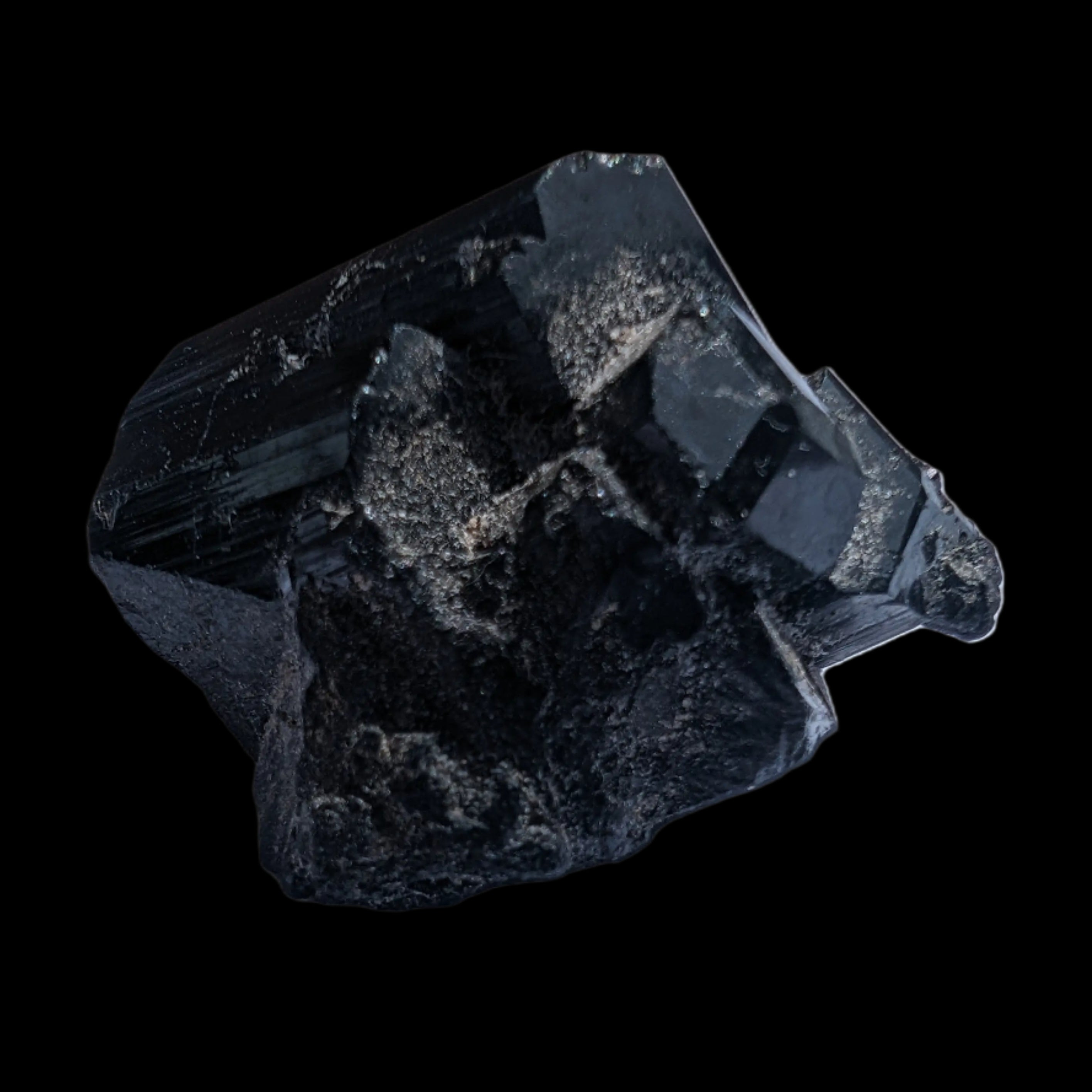 Black Tourmaline terminated crystal from Skardu, Pakistan 88.9ct 17.8g in sunshine - Rocks and Things Store
