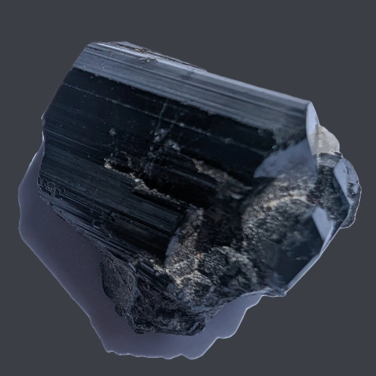 Black Tourmaline terminated crystal from Skardu, Pakistan 88.9ct 17.8g Rocks and Things