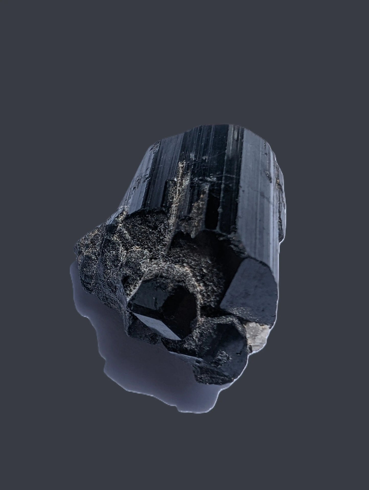 Black Tourmaline terminated crystal from Skardu, Pakistan 88.9ct 17.8g Rocks and Things