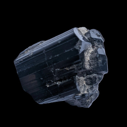 Black Tourmaline terminated crystal from Skardu, Pakistan 88.9ct 17.8g in sunshine - Rocks and Things Store