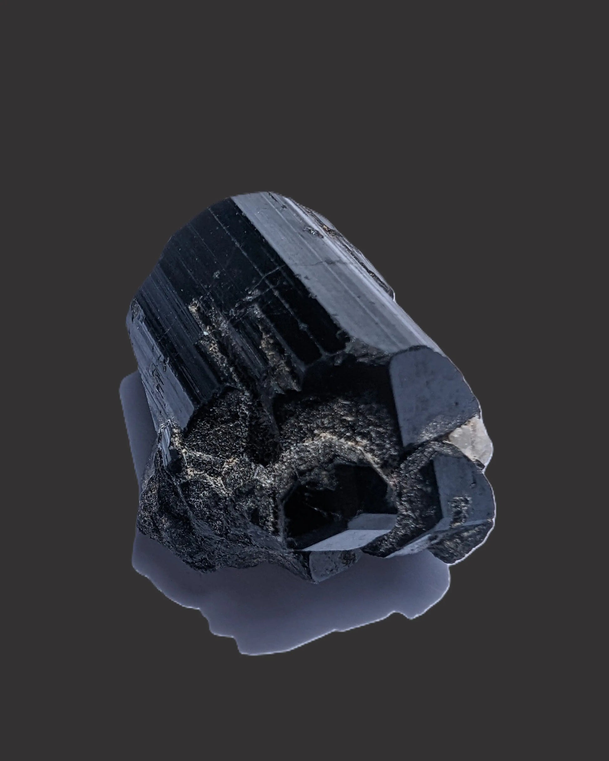 Black Tourmaline terminated crystal from Skardu, Pakistan 88.9ct 17.8g Rocks and Things