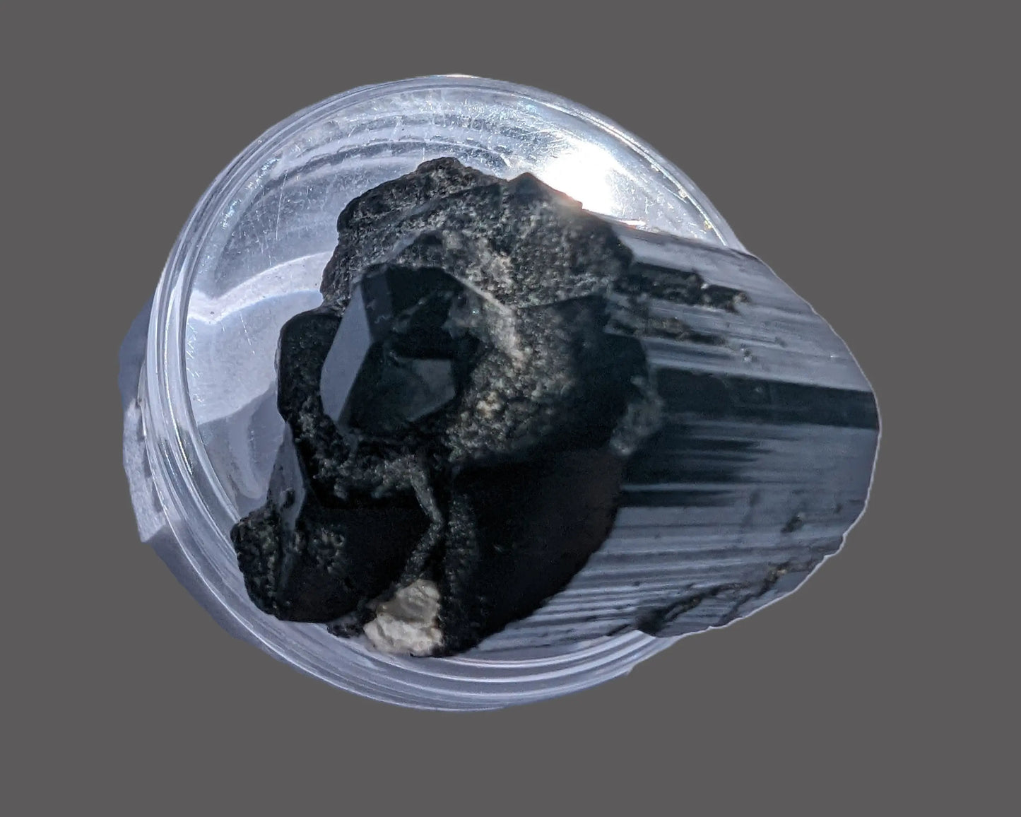 Black Tourmaline terminated crystal from Skardu, Pakistan 88.9ct 17.8g Rocks and Things