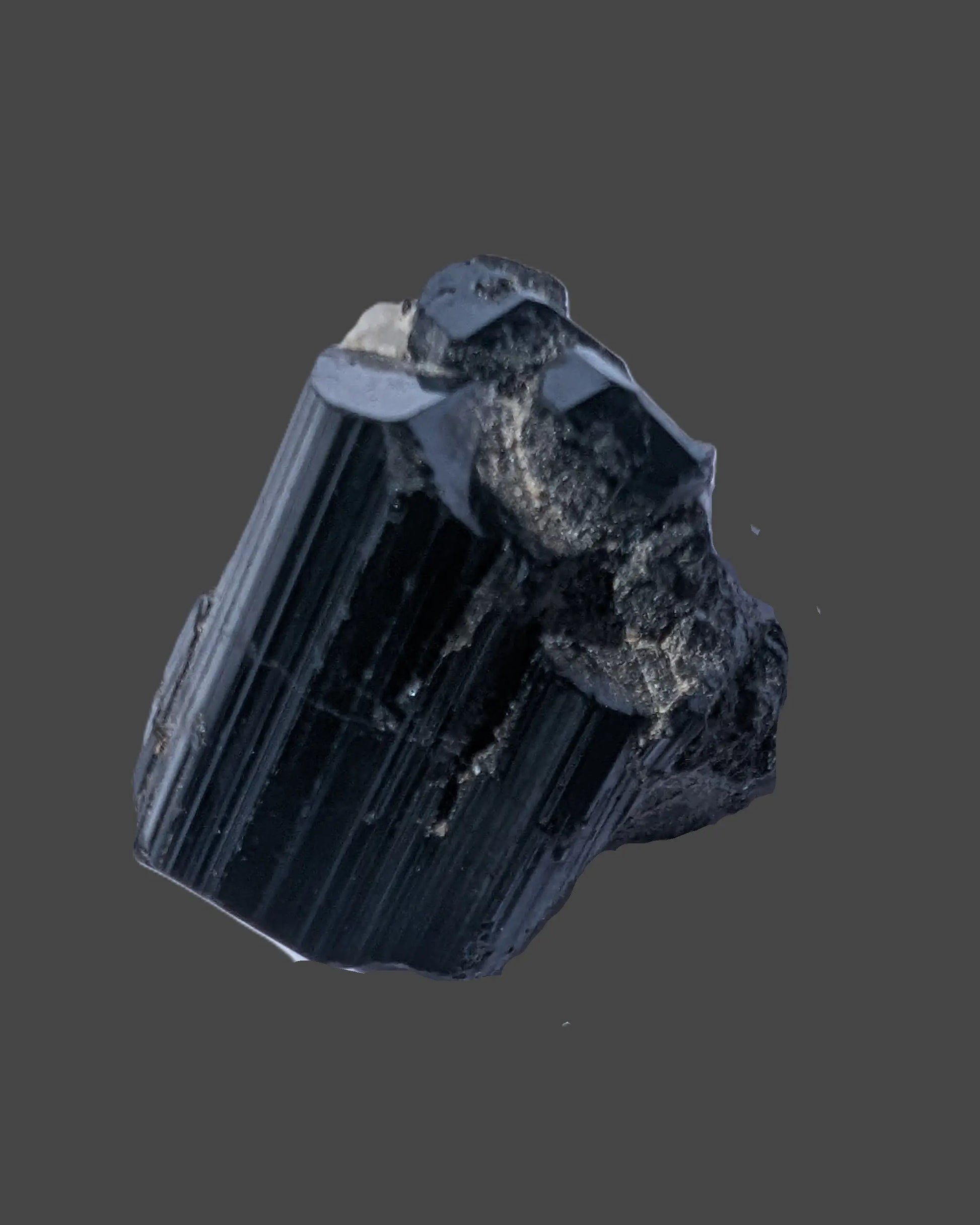 Black Tourmaline terminated crystal from Skardu, Pakistan 88.9ct 17.8g Rocks and Things