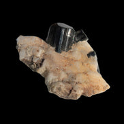 Black Tourmaline terminated crystal in Feldspar from Skardu, Pakistan 45.7ct 9.1g - Rocks and Things Store