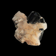 Black Tourmaline terminated crystal in Feldspar from Skardu, Pakistan 45.7ct 9.1g Rocks and Things