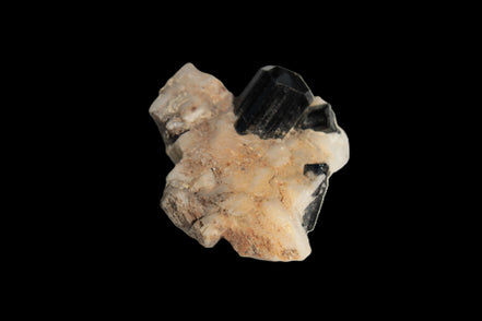 Black Tourmaline terminated crystal in Feldspar from Skardu, Pakistan 45.7ct 9.1g Rocks and Things