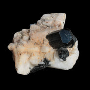 Black Tourmaline terminated crystal in Feldspar from Skardu, Pakistan 45.7ct 9.1g Rocks and Things