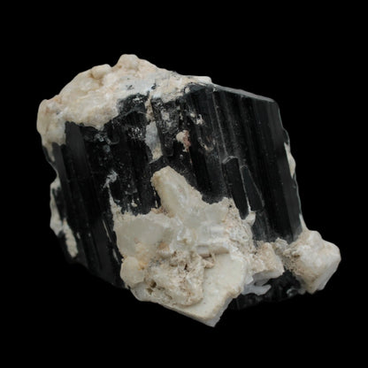 Black Tourmaline terminated crystal with Feldspar from Skardu  610.6ct 122g Rocks and Things