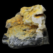 Black Tourmaline with Feldspar Quartz UV reactive matrix 88.2ct 17.7g in LED light -  Rocks and Things Store