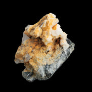 Black Tourmaline with Feldspar Quartz UV reactive matrix 88.2ct 17.7g in LED light - Rocks and Things Store