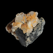 Black Tourmaline with Feldspar Quartz UV reactive matrix 88.2ct 17.7g in LED light - Rocks and Things Store