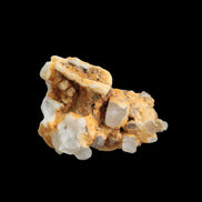 Black Tourmaline with Feldspar Quartz UV reactive matrix 88.2ct 17.7g in LED light - Rocks and Things Store