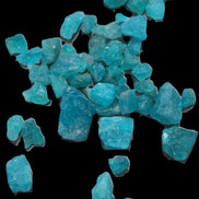 Blue Apatite tiny raw crystals 9-10g Rocks and Things