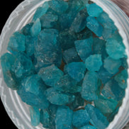 Blue Apatite tiny raw crystals 9-10g Rocks and Things