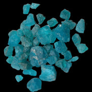 Blue Apatite tiny raw crystals 9-10g Rocks and Things