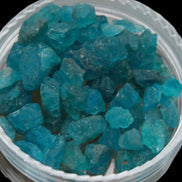 Blue Apatite tiny raw crystals 9-10g Rocks and Things