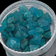 Blue Apatite tiny raw crystals 9-10g Rocks and Things