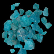 Blue Apatite tiny raw crystals 9-10g Rocks and Things