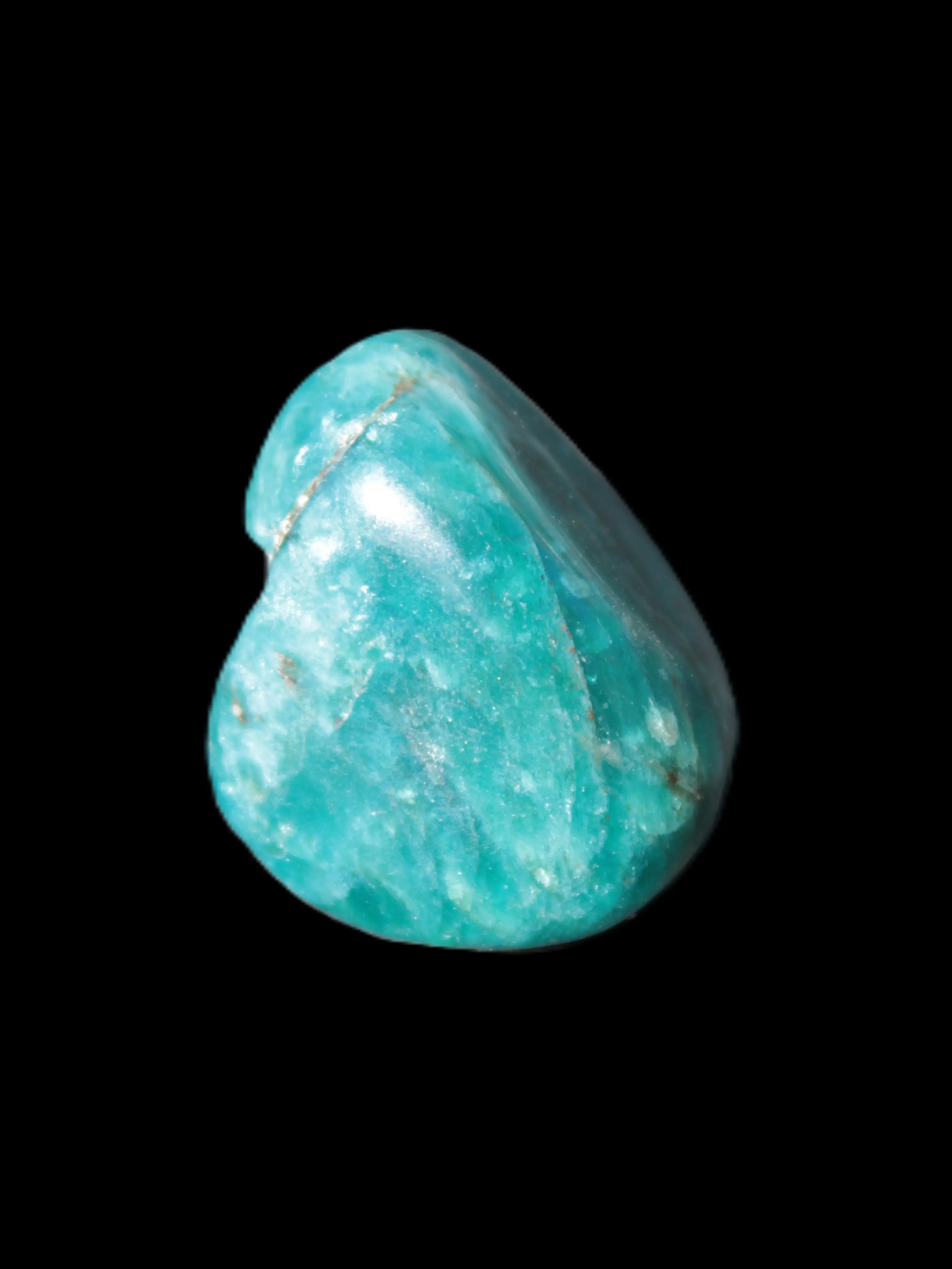 Blue Apatite tumbled stone 12-13g Rocks and Things