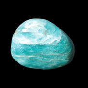 Blue Apatite tumbled stone 12-13g in sunlight - Rocks and Things Store