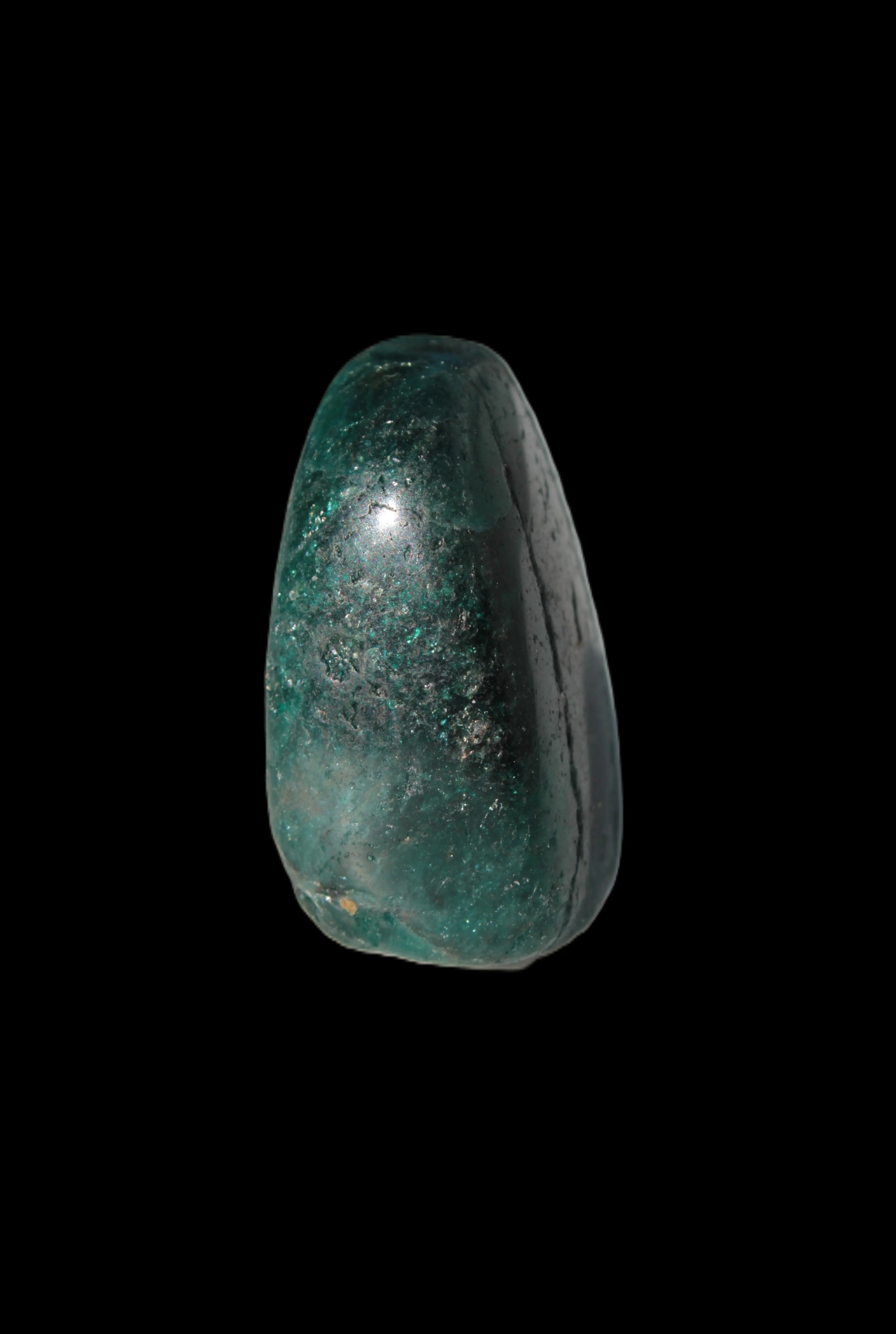 Blue Apatite tumbled stone 13g Rocks and Things