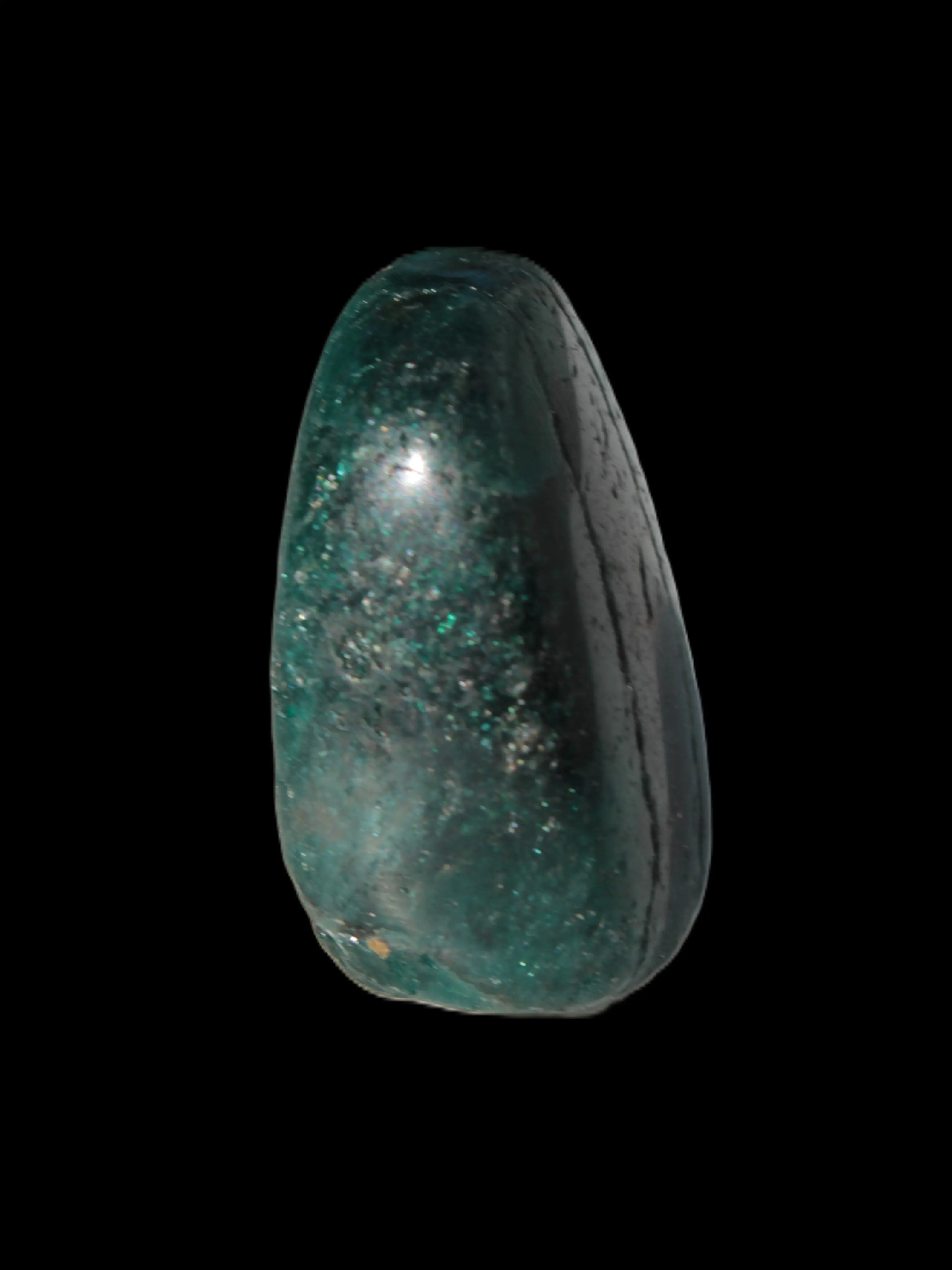 Blue Apatite tumbled stone 13g Rocks and Things