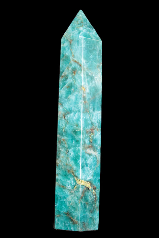 Blue Apatite wand 90g Rocks and Things