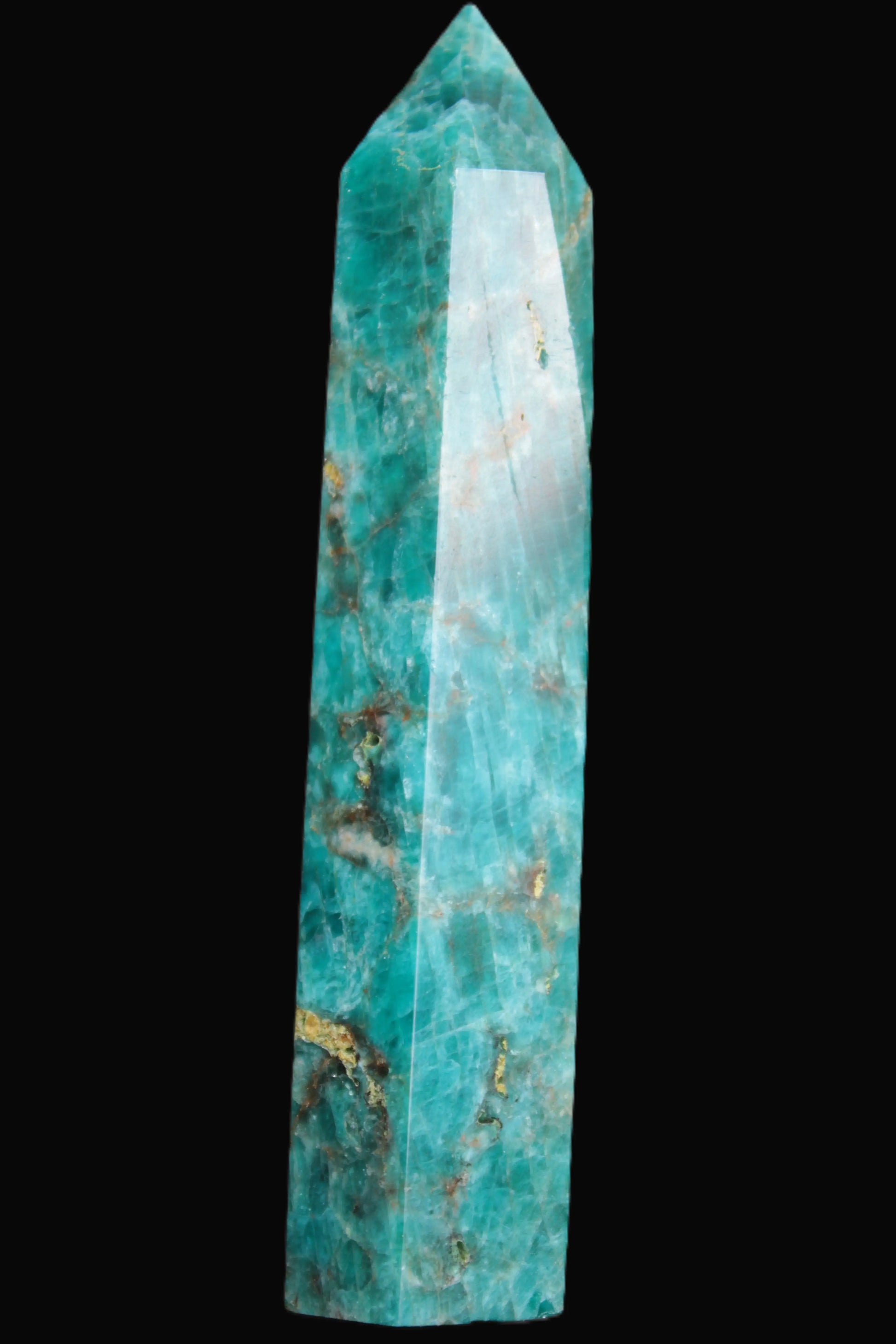 Blue Apatite wand 90g Rocks and Things