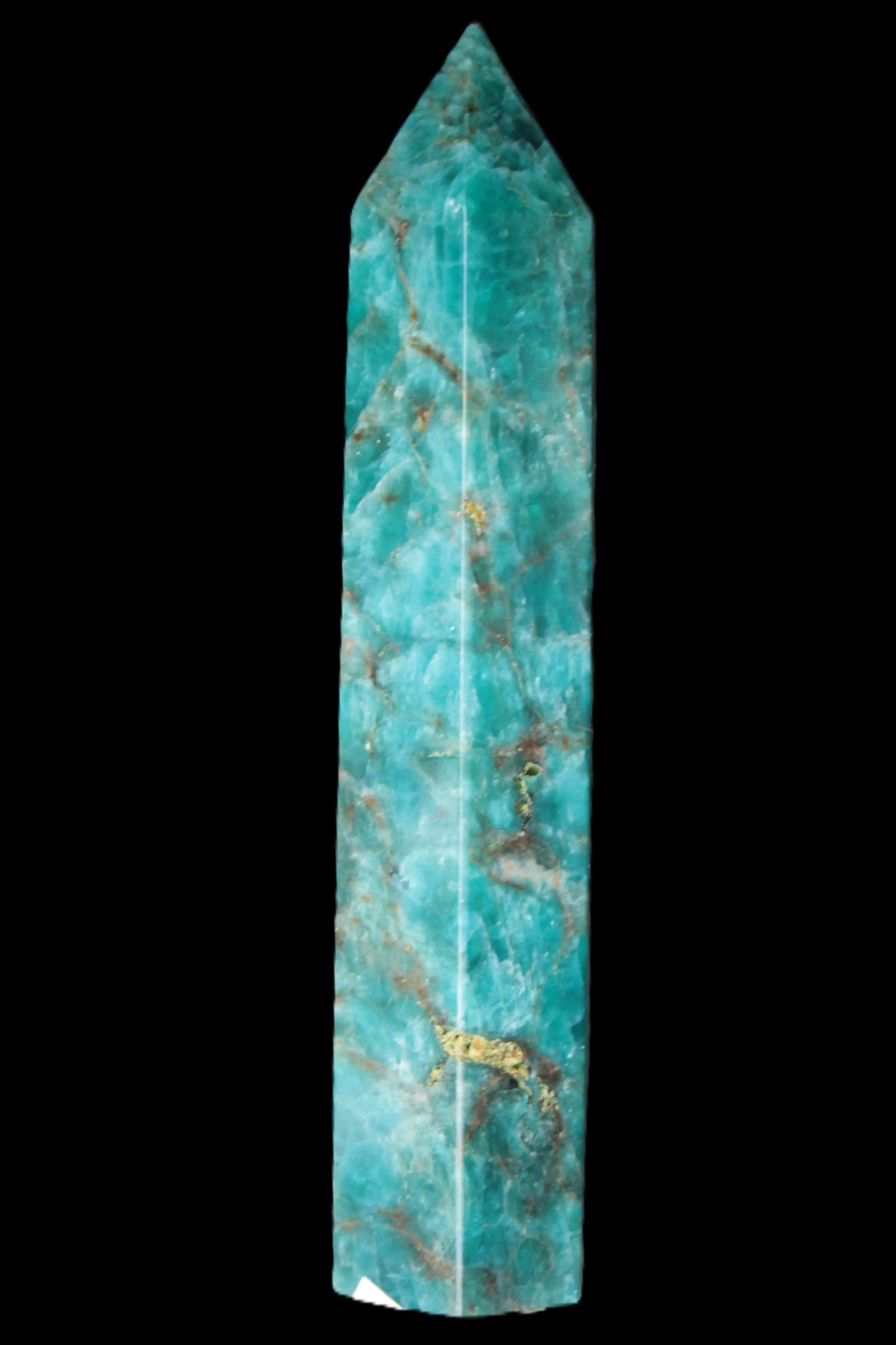 Blue Apatite wand 90g Rocks and Things