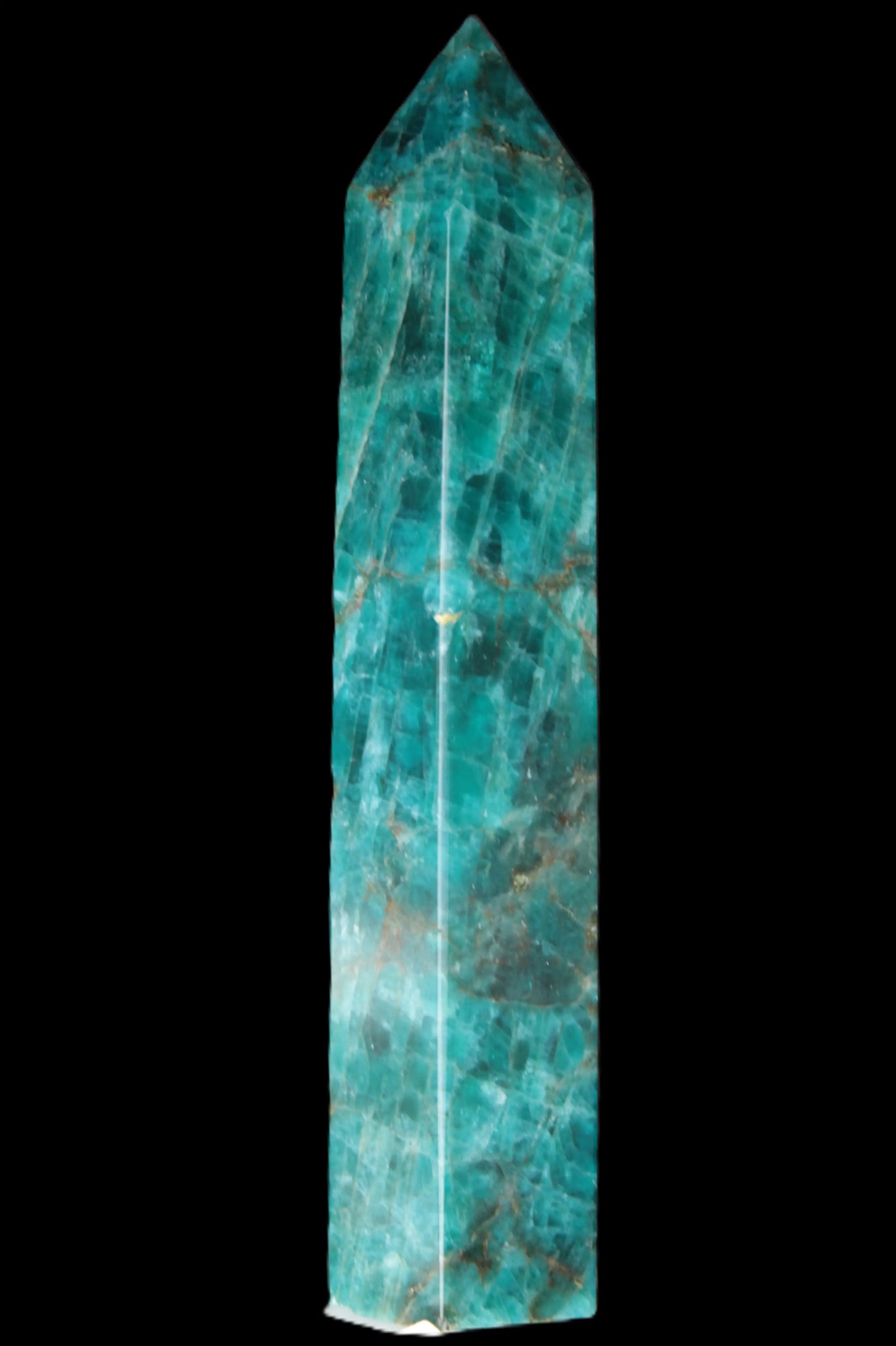 Blue Apatite wand 90g Rocks and Things