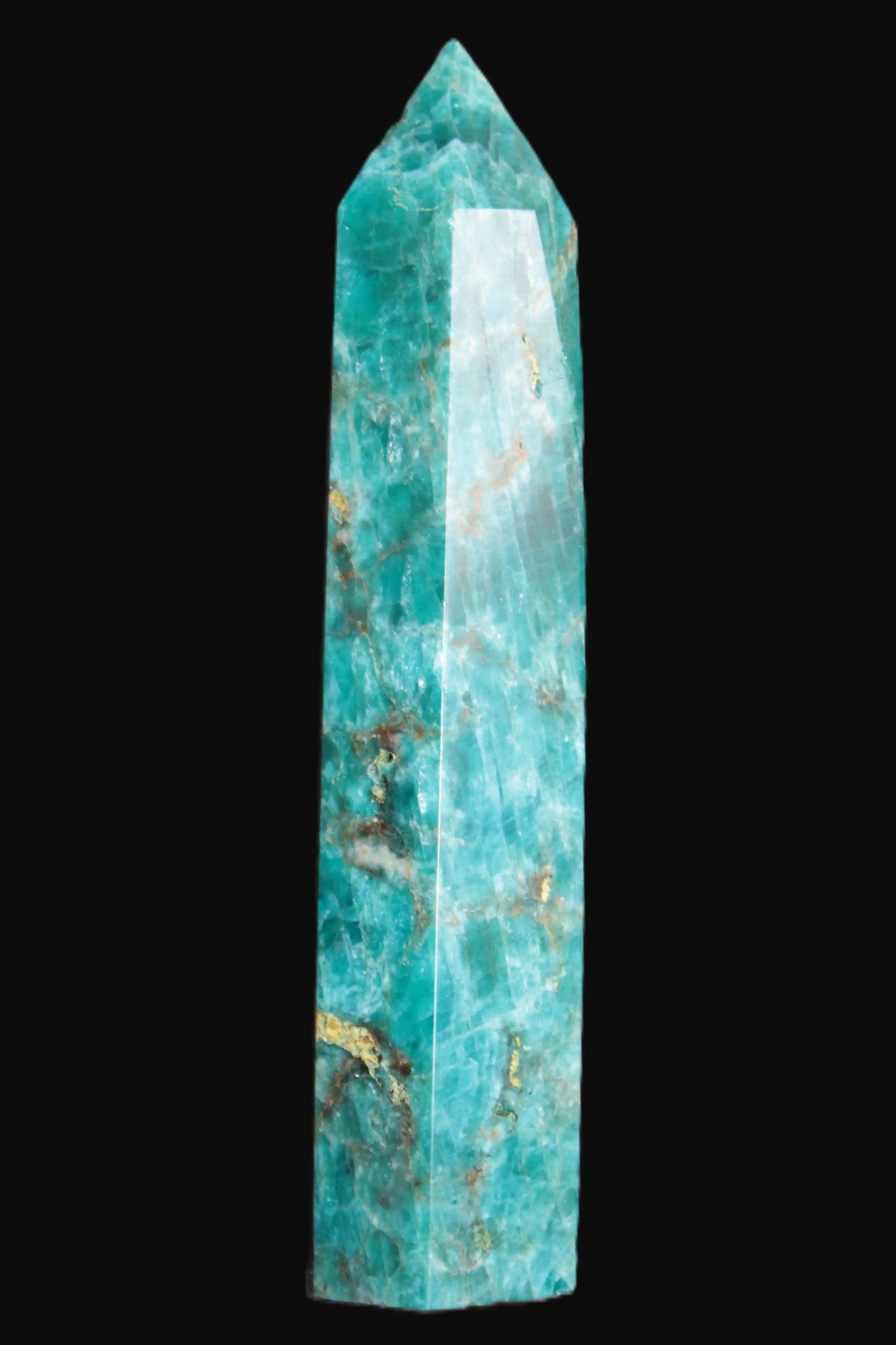 Blue Apatite wand 90g Rocks and Things