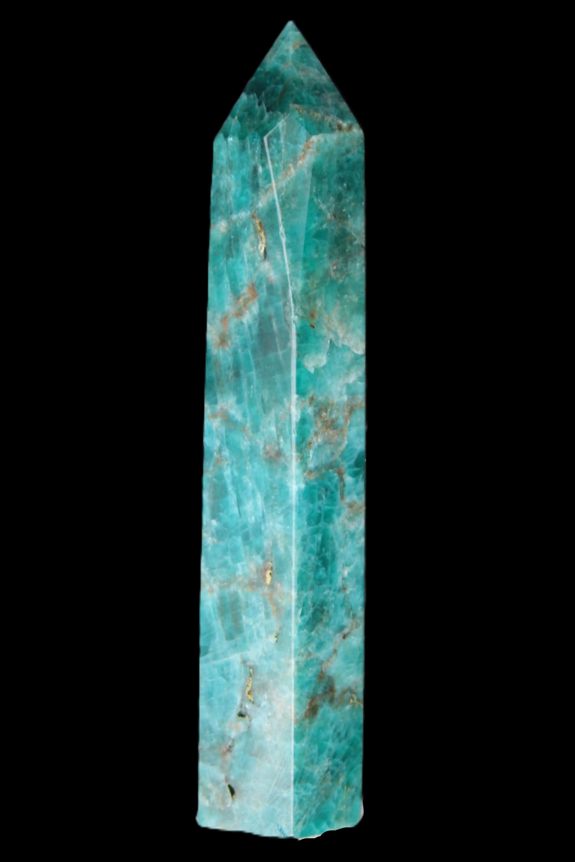 Blue Apatite wand 90g Rocks and Things