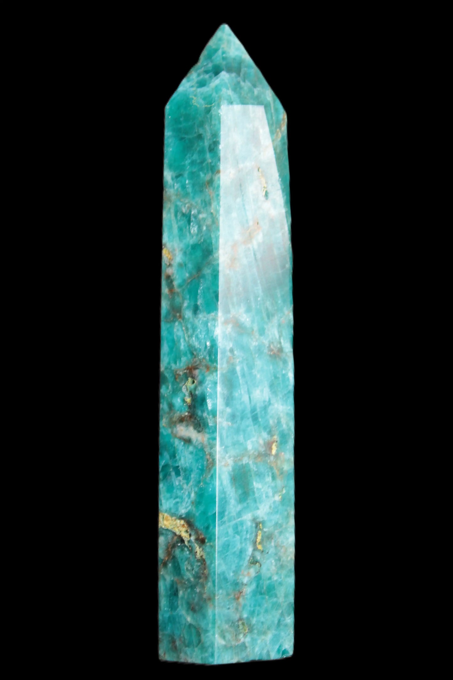 Blue Apatite wand 90g Rocks and Things