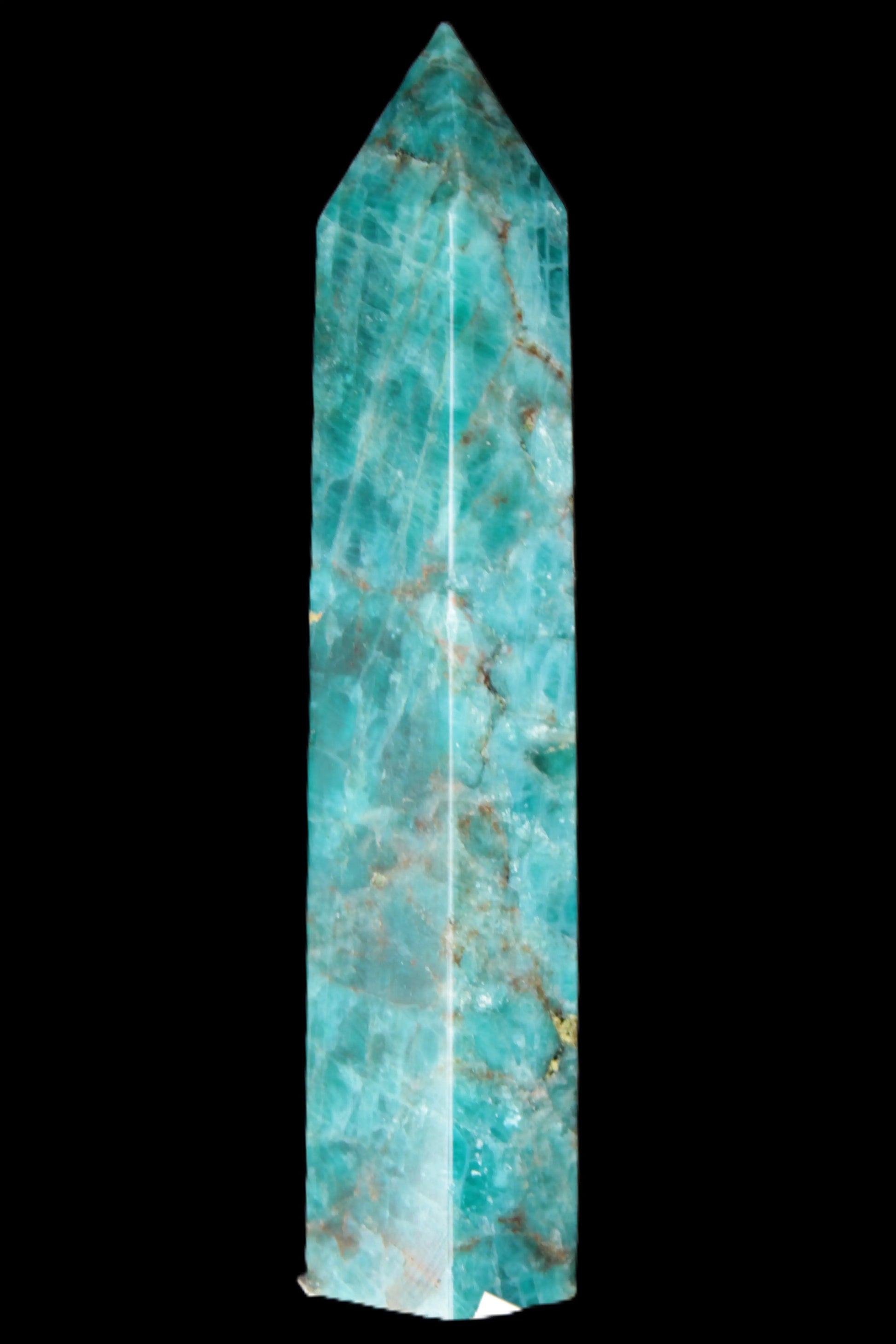 Blue Apatite wand 90g Rocks and Things