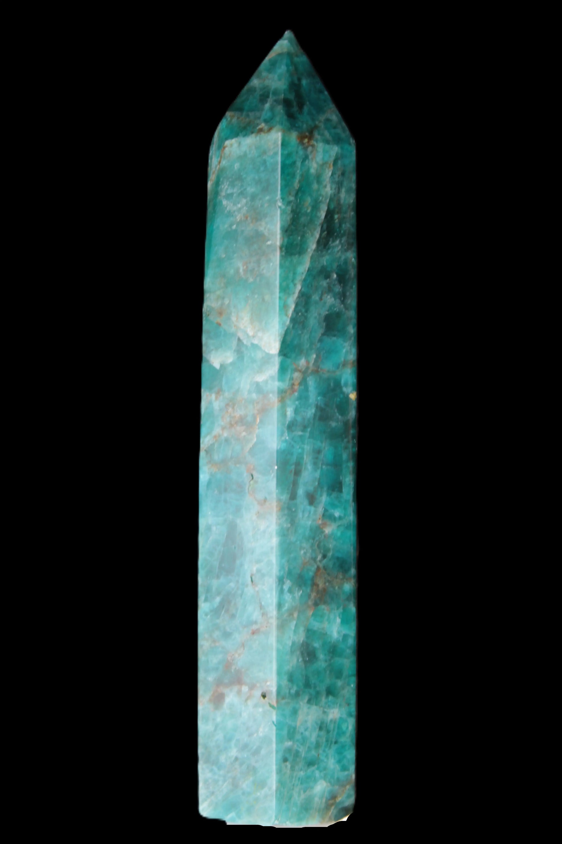 Blue Apatite wand 90g Rocks and Things